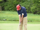 Golf - Song (TRN) putts on red 8 (TOC)