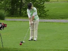 Golf - Hall (Wall) tees off on red 8 (TOC)
