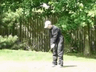 Golf - Anderson (CBA) tee shot on 2 (TOC).