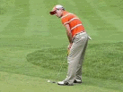 Golf - Kezel (JM) putts on 17 (TOC).