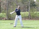 Golf - Tirpak (TRN) tees off on No. 18 - Wildcat Inv.