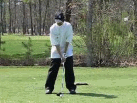 Golf - C. Cooke (Lak) tee shot on No. 18 - Wildcat Inv