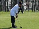 Golf - C. Cooke (Lak) putts on No. 1 - Wildcat Inv