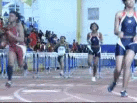 SHS Girls Hurdles - DCIAA Championship Indoor Track Meet