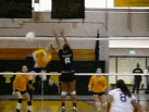 Punahou #4 Juliana Behrens kill HHSAA Division I GIRLS VOLLEYBALL: Punahou defeats #3 seeded Waiakea