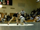 Gribbin with a 2-point takedown