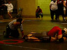 Farrington's A. Iramina pins Kahuku's G. Carr