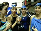 Churchill 200 yard medley relay interview