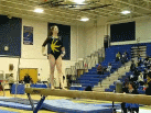 Osbourn Park's Megan McDonald on Beam