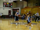 Waiakea 21 Kanisha Bello half court shot vs Roosevelt