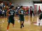 Kapa'a 22 Jondi Das baseline shot vs Kahuku