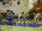 Kerry Sarver with the Behind-the-Back Pass and Alissa Kain with the Scoop Finish