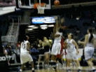 Sarian Snyder speeds down court