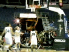Ronika Ransford lowers shoulders and gets layup
