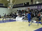 Lasan Kromah shoots in the semis