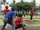 Waialua #5 Christopher Gervacio RBI #17 Christian Whittaker score vs Kahuku