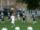 Ryan Brant makes nice save to open game