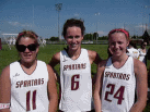 Meredith Rogers, Kate Sistare, Nina Dunay Postmatch Girls Lax State Quarterfinals
