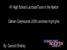 Gilman 2009 Lacrosse Highlights