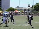 Saint Louis #2 Kaeo Alivido 80 punt return vs Word of Life