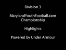 Maryland youth football D3 Championship