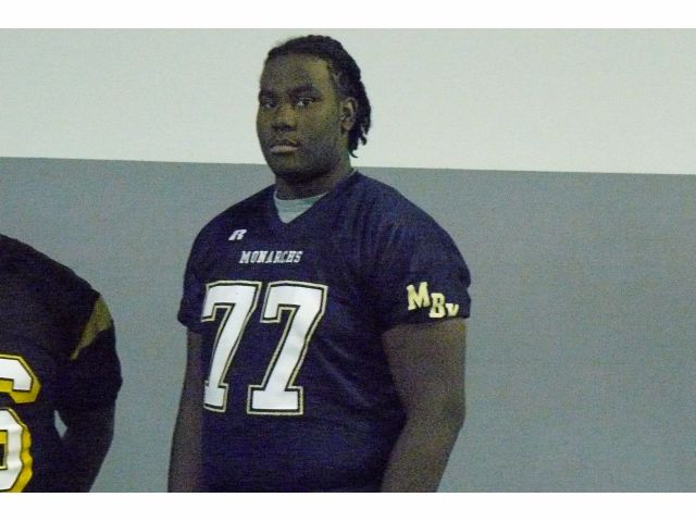 Morgan Moses was tough to find after the season, playing in high school 